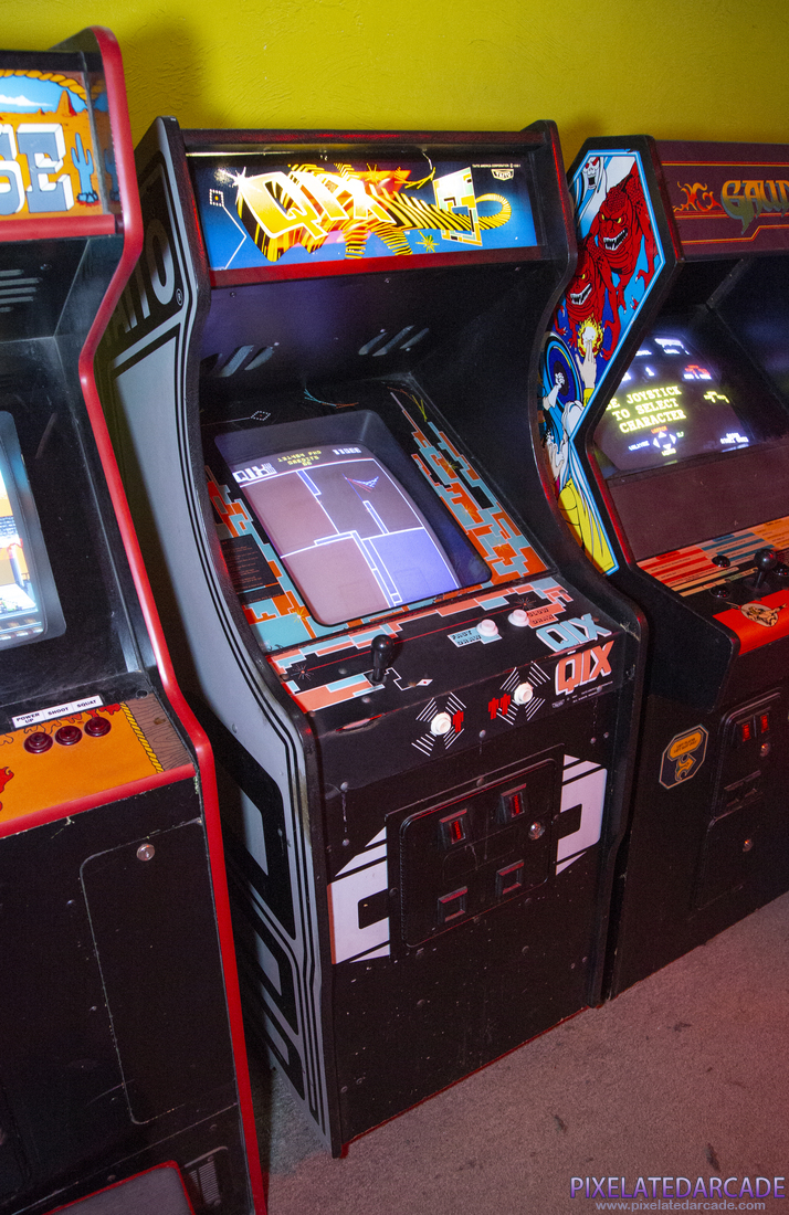 Qix Photo: Qix arcade cabinet