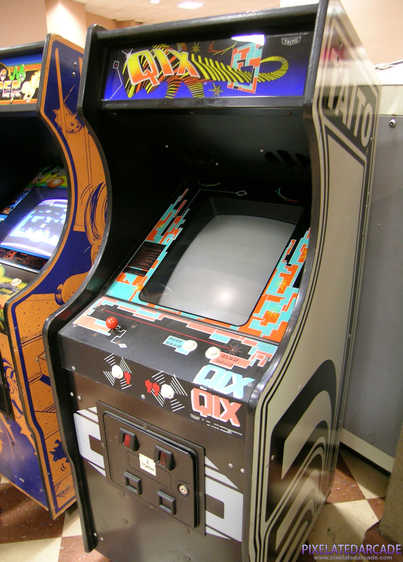 Qix Photo: Qix arcade cabinet