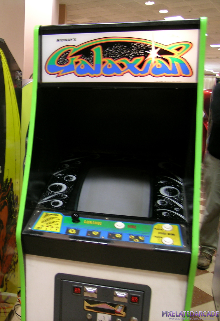 Galaxian Photo: Galaxian arcade cabinet