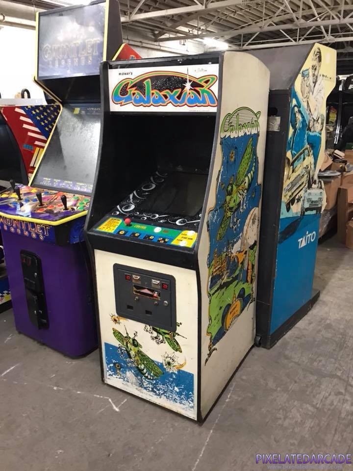 Galaxian Photo: Galaxian arcade cabinet