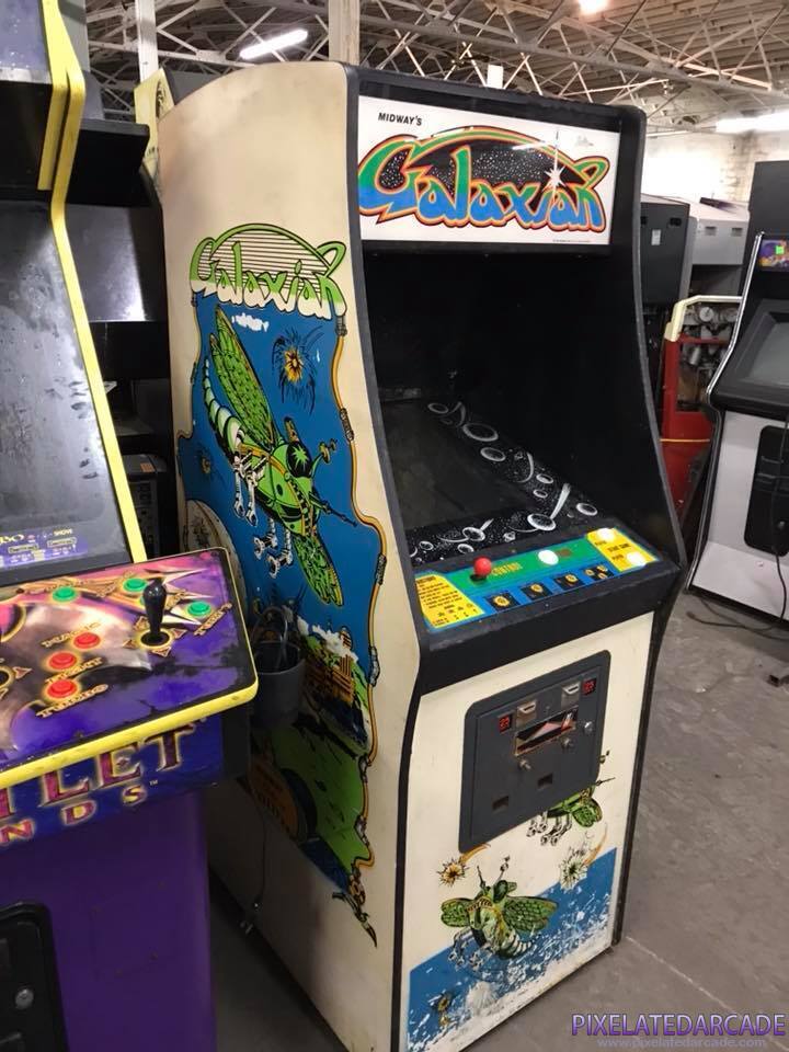 Galaxian Photo: Galaxian arcade cabinet