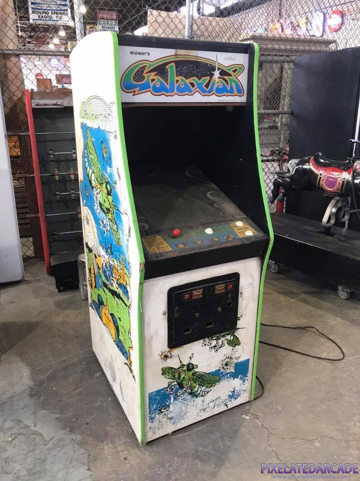 Galaxian Photo: Galaxian arcade cabinet