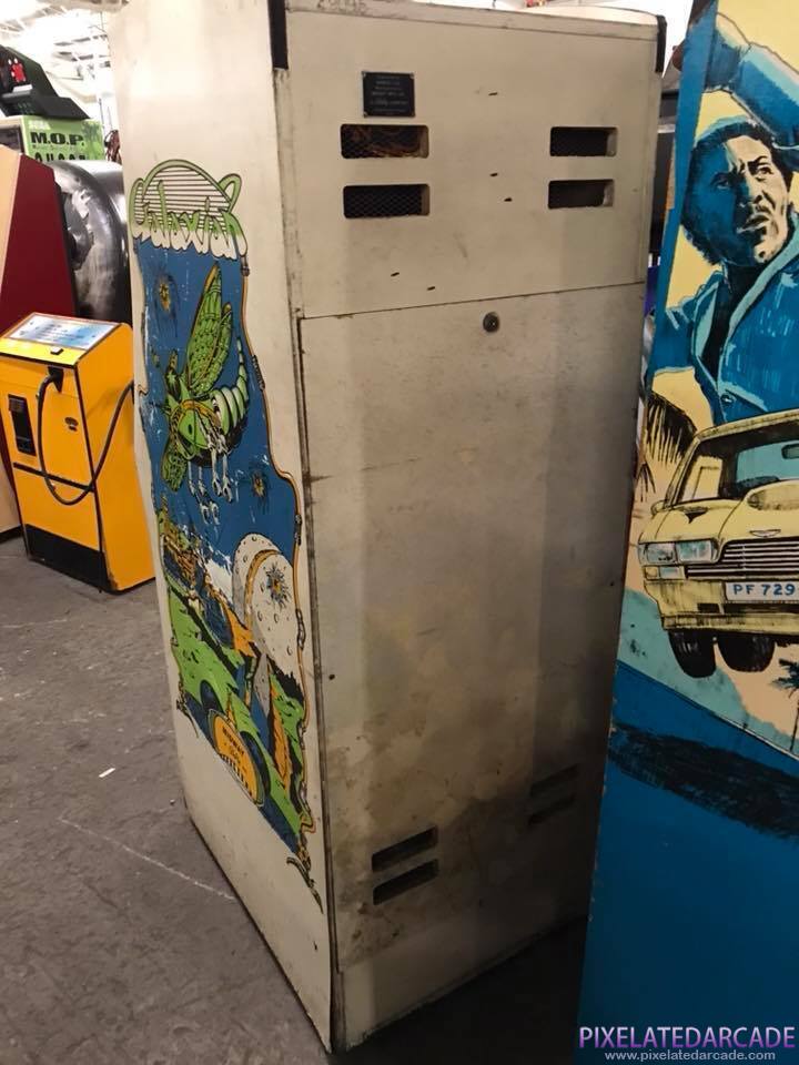 Galaxian Photo: Galaxian arcade cabinet - Back