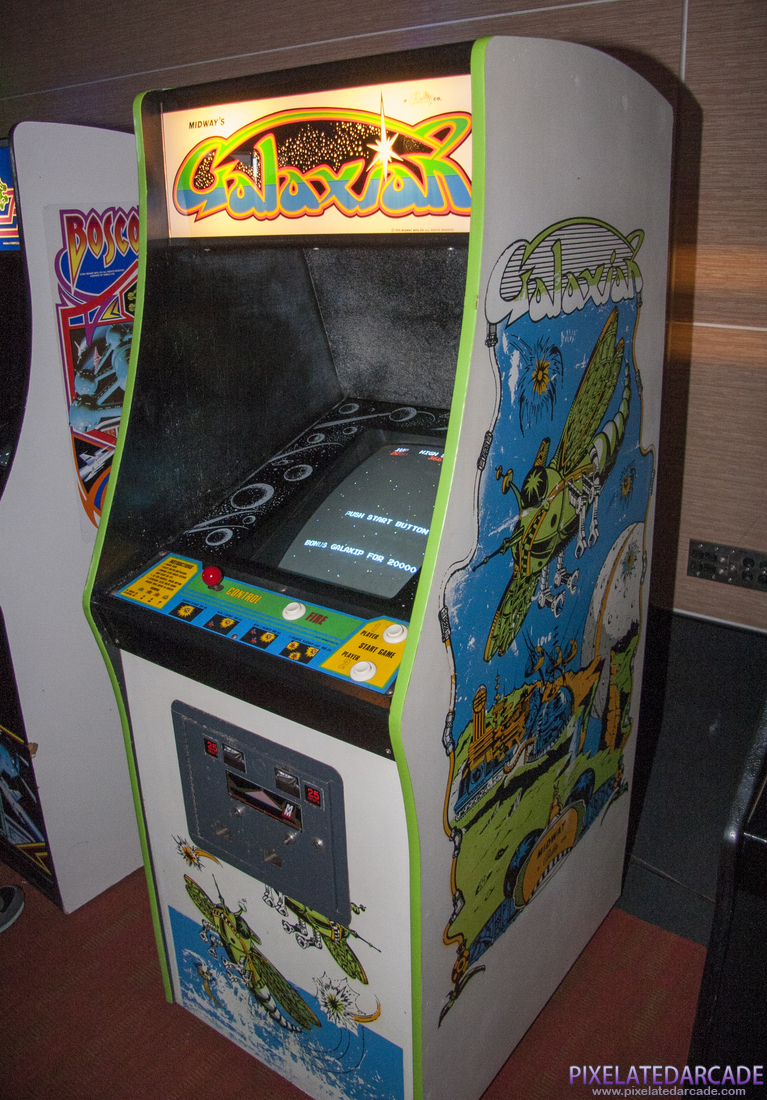 Galaxian Photo: Galaxian arcade cabinet