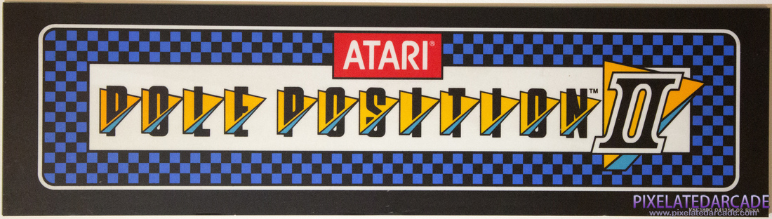 Pole Position II Photo: Pole Position II arcade marquee