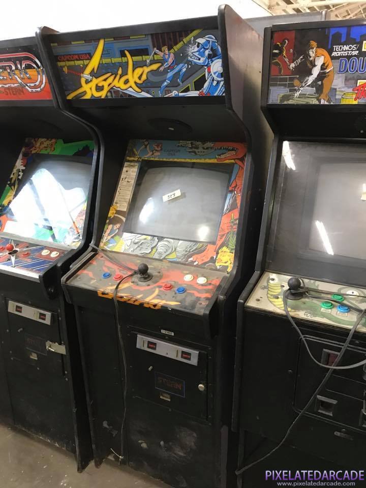 Strider Photo: Strider arcade cabinet