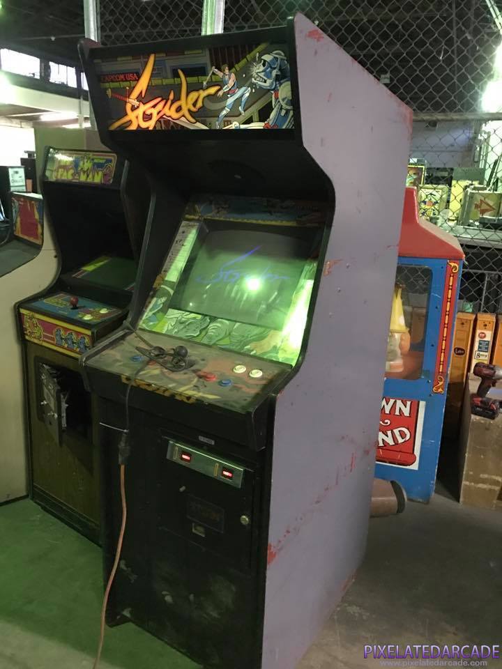 Strider Photo: Strider arcade cabinet