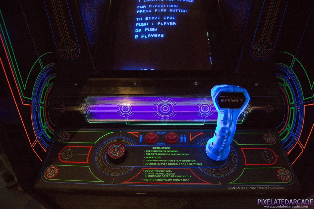 TRON Photo: Tron arcade cabinet - Controls