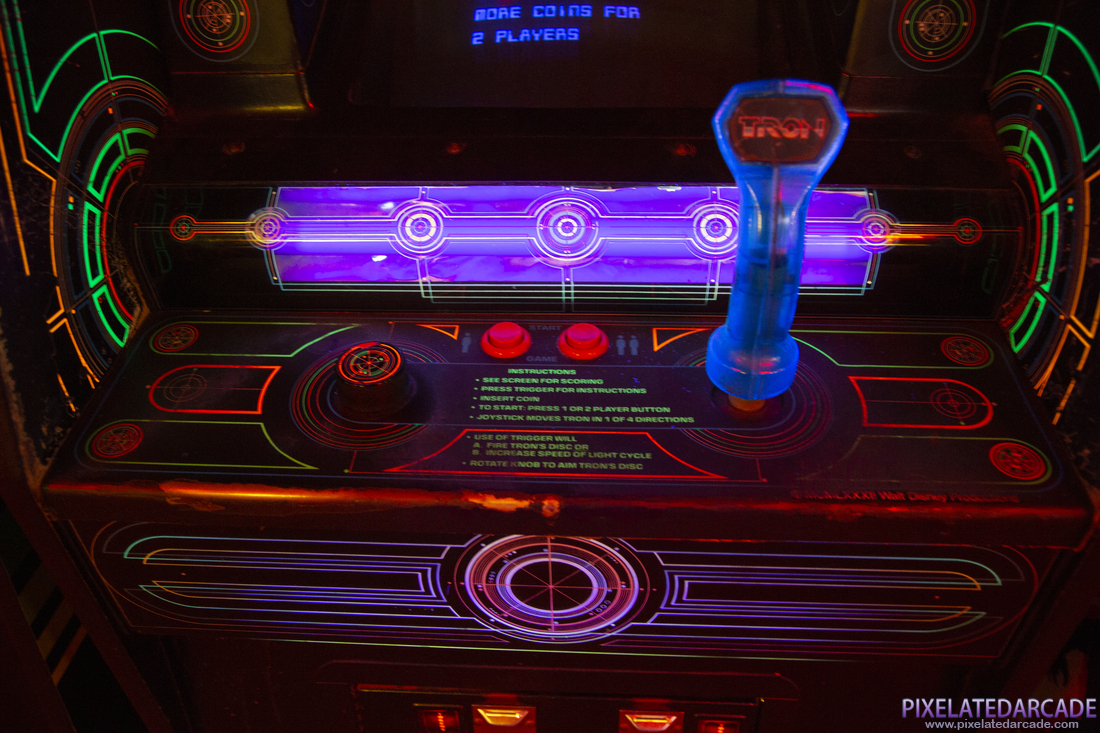 TRON Photo: Tron arcade cabinet - Controls
