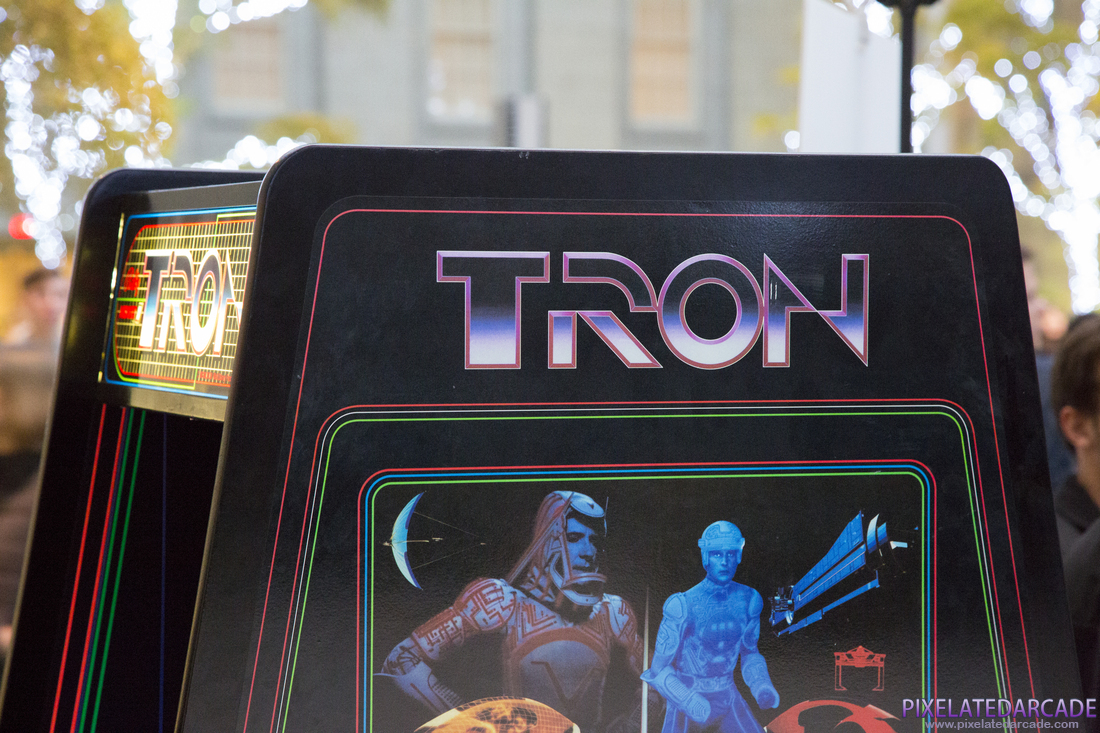 TRON Photo: Tron arcade cabinet - Side