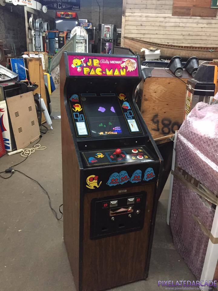 Jr. Pac-Man Photo: Jr. Pac-Man mini arcade cabinet