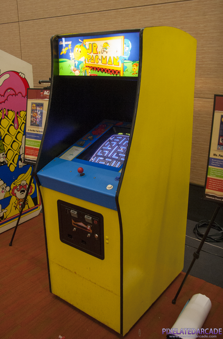 Jr. Pac-Man Photo: Jr. Pac-Man arcade cabinet