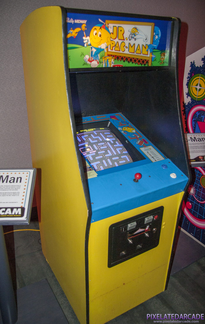 Jr. Pac-Man Photo: Jr. Pac-Man arcade cabinet