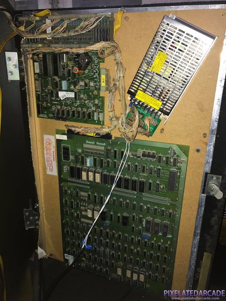 Q*bert Photo: Q*bert arcade cabinet - PCB