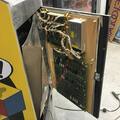 Q*bert arcade cabinet - Inside