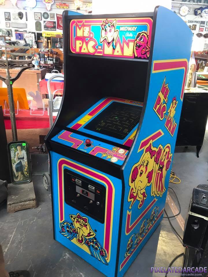 Ms. Pac-Man Photo: Ms. Pac-Man arcade cabinet