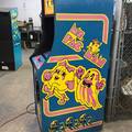 Ms. Pac-Man arcade cabinet - right side