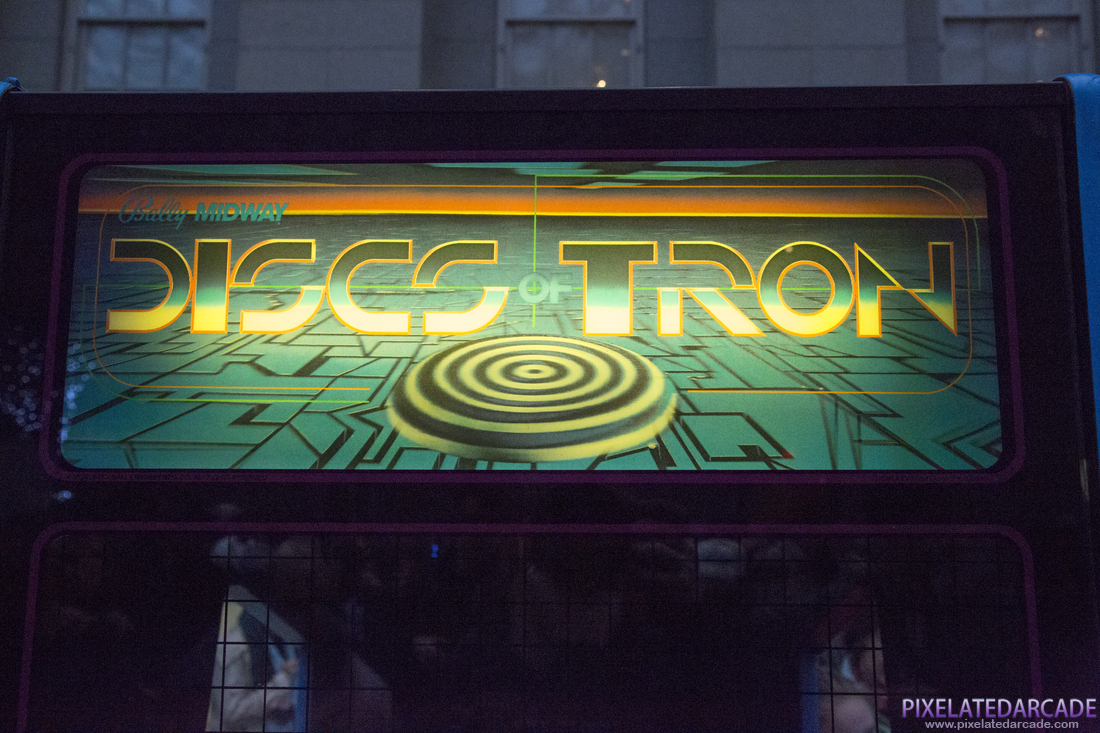 Discs of TRON Photo: Discs of TRON environmental arcade cabinet - Marquee