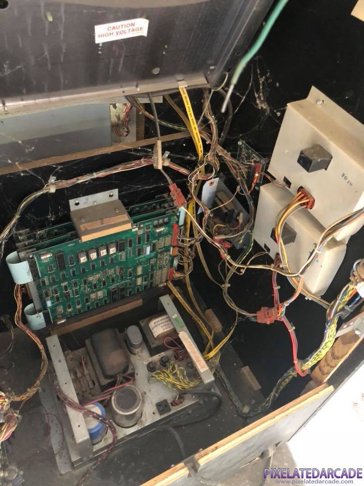 Discs of TRON Photo: Discs of TRON environmental arcade cabinet - Inside