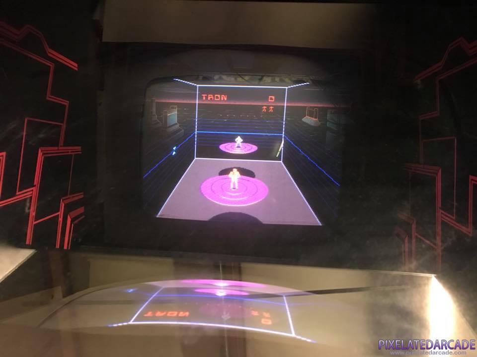 Discs of TRON Photo: Discs of TRON arcade cabinet - Monitor