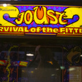 Joust 2: Survival of the Fittest arcade cabinet - Marquee