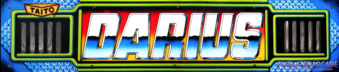 Darius Photo: Darius arcade marquee (U.S. version)