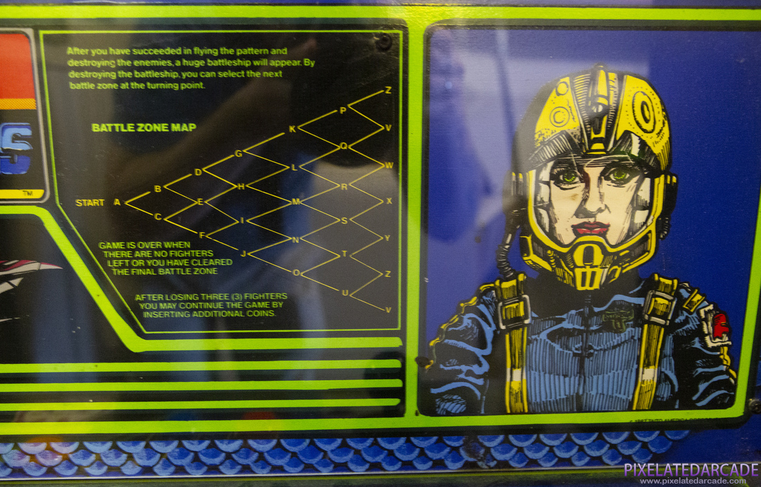 Darius Photo: Darius arcade cabinet - Control panel right side