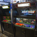 Darius and Darius II arcade cabinets