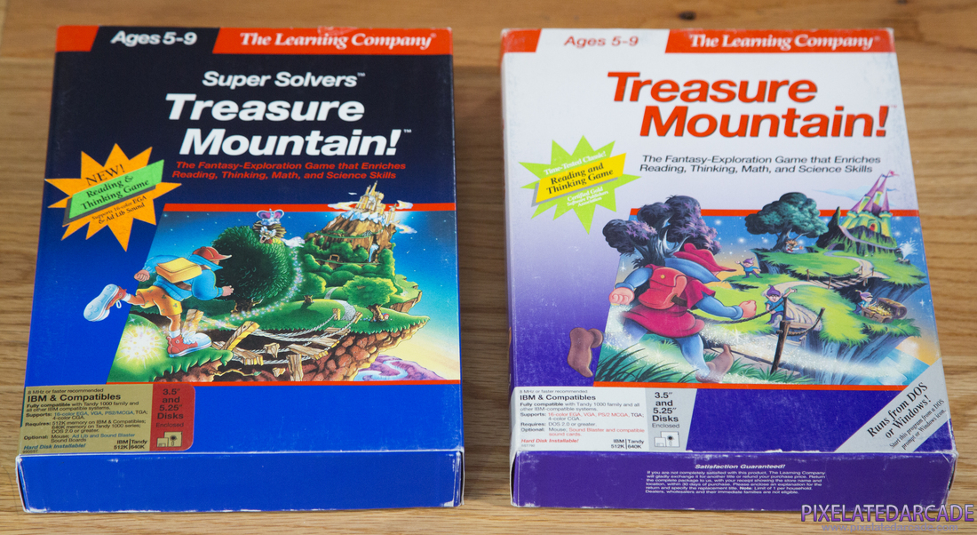 Super Solvers: Treasure Mountain! Photo: IBM version game packaging