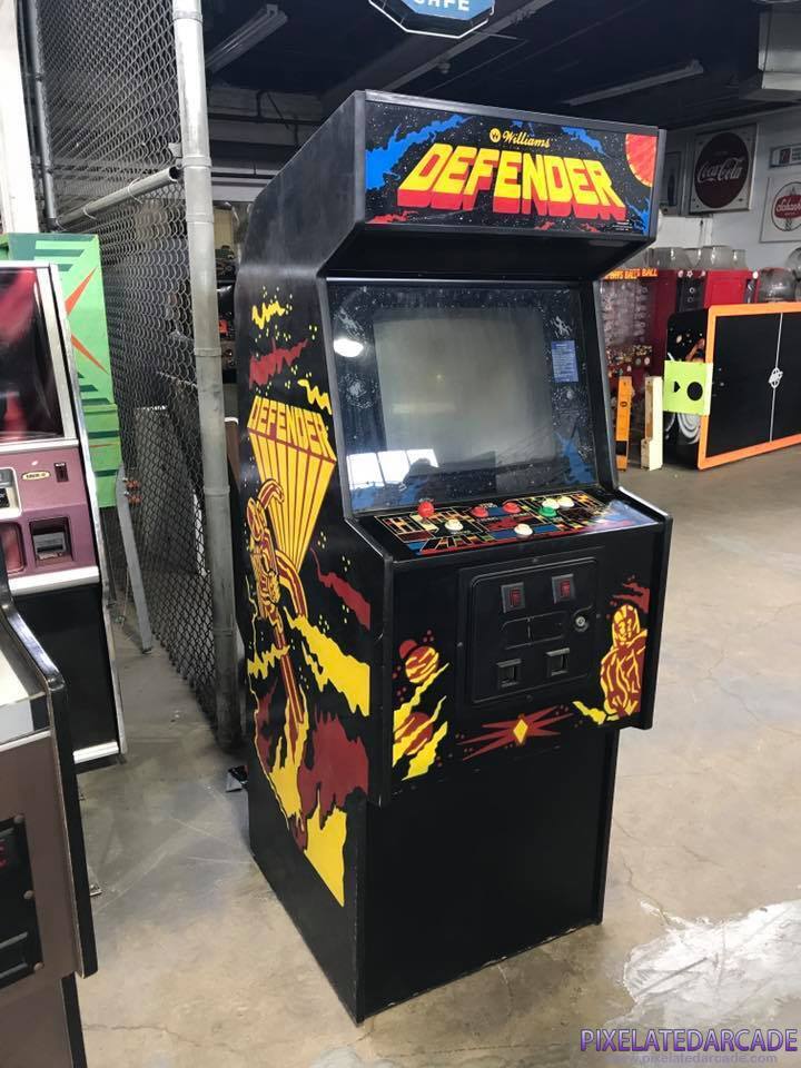 Defender Photo: Defender arcade cabinet
