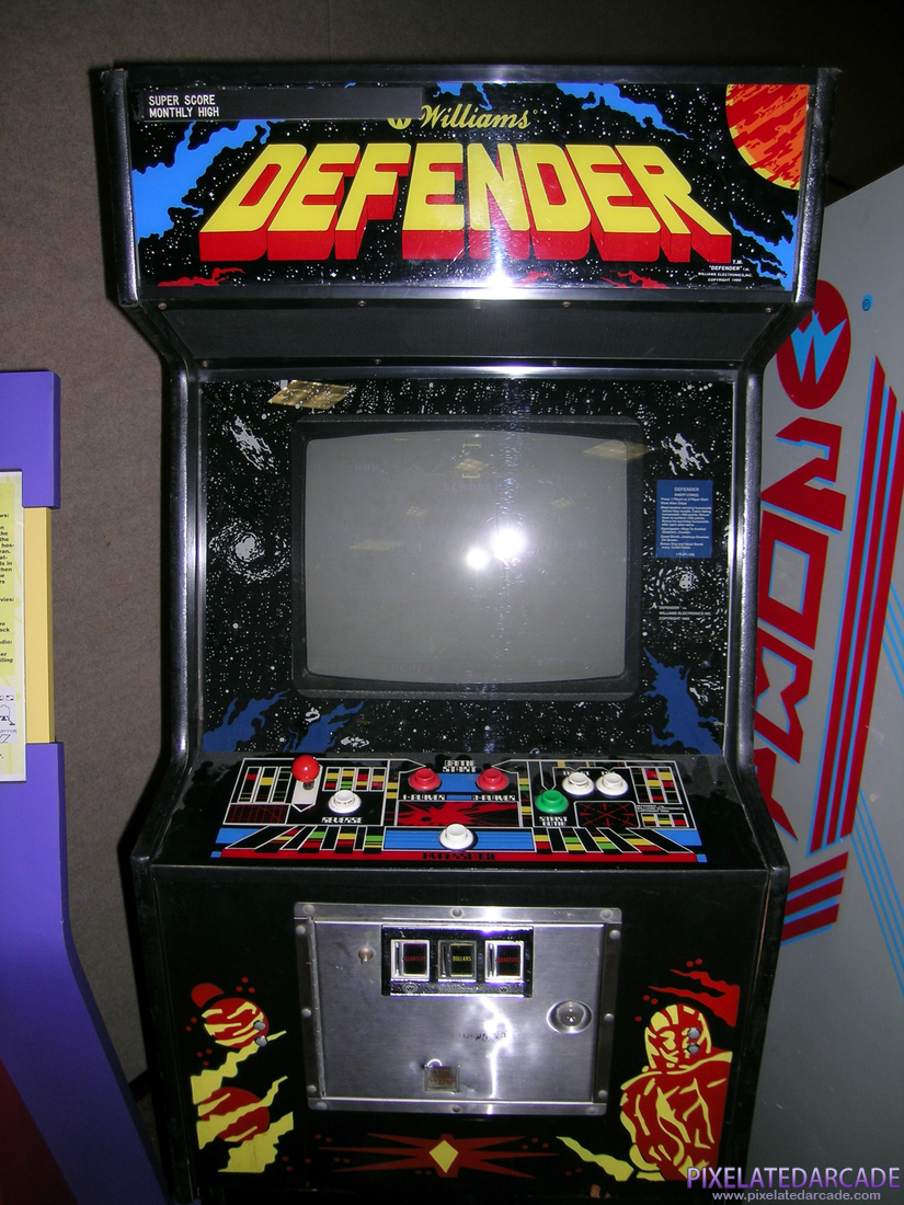 Defender Photo: Defender arcade cabinet