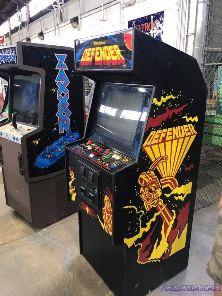 Defender Photo: Defender arcade cabinet - side artwork