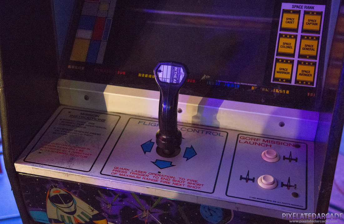 Gorf Photo: Gorf arcade cabinet - Controls