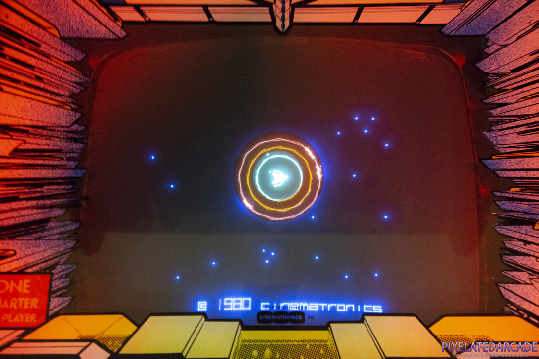 Star Castle Photo: Star Castle arcade cabinet - Monitor