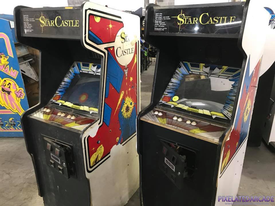 Star Castle Photo: Star Castle arcade cabinets - Front