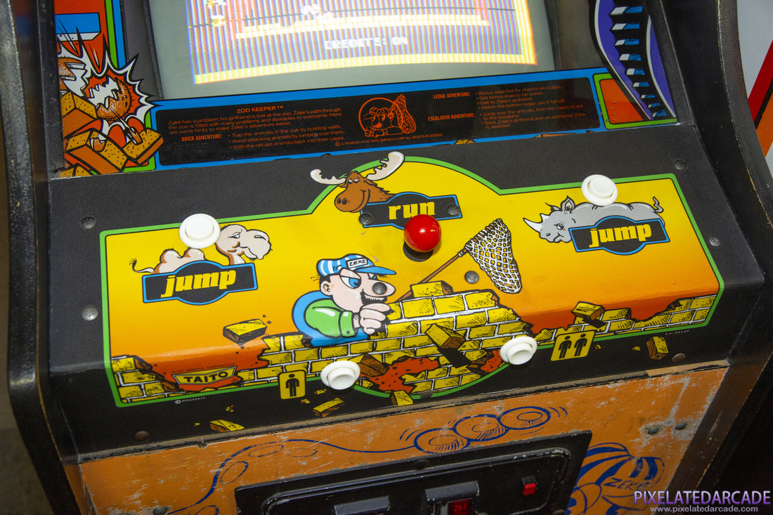 Zoo Keeper Photo: Zoo Keeper arcade cabinet - Controls
