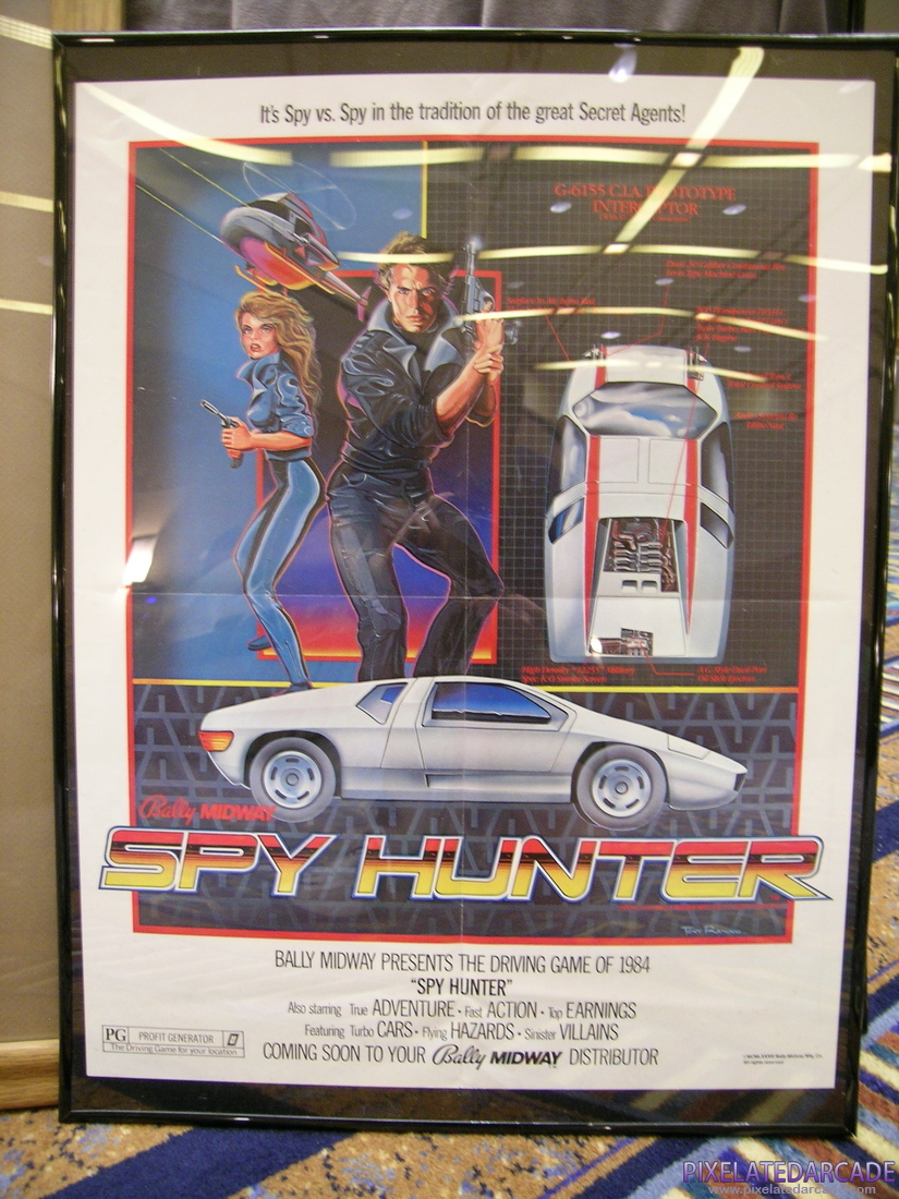 Spy Hunter Photo: Spy Hunter promotional artwork at Classic Gaming Expo 2005