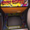 Crazy Climber arcade cabinet - Monitor and Marquee