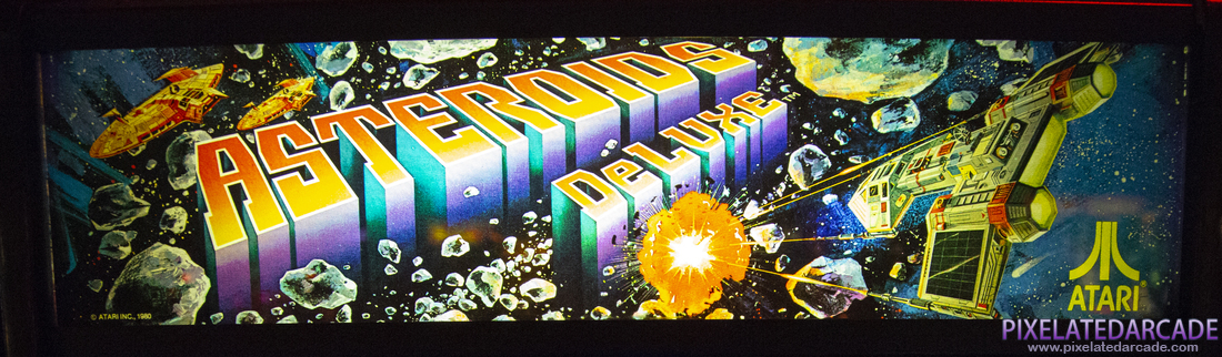 Asteroids Deluxe Photo: Asteroids Deluxe marquee