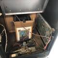 Asteroids Deluxe arcade cabinet - Inside