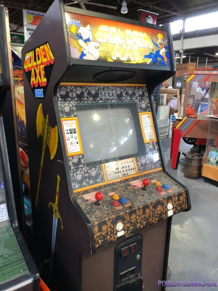 Golden Axe Photo: Golden Axe arcade cabinet
