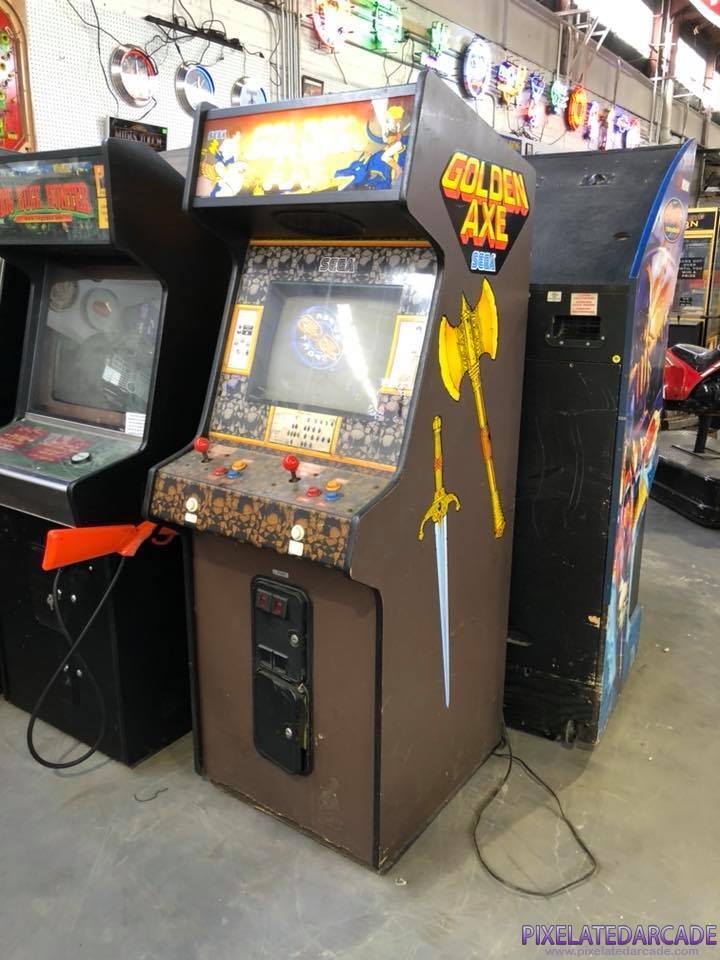 Golden Axe Photo: Golden Axe arcade cabinet
