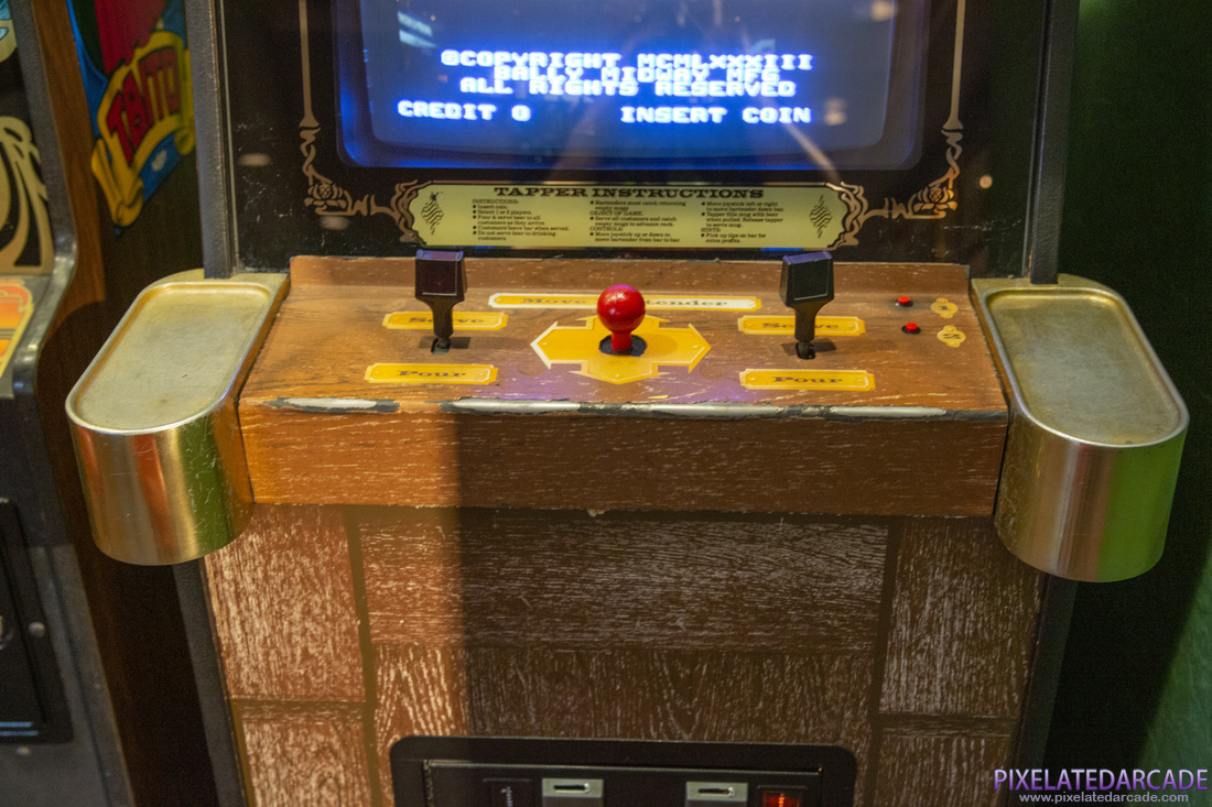 Tapper Photo: Tapper arcade cabinet - Controls