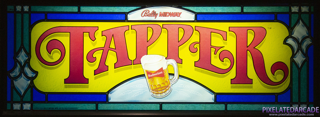 Tapper Photo: Tapper arcade cabinet - Marquee