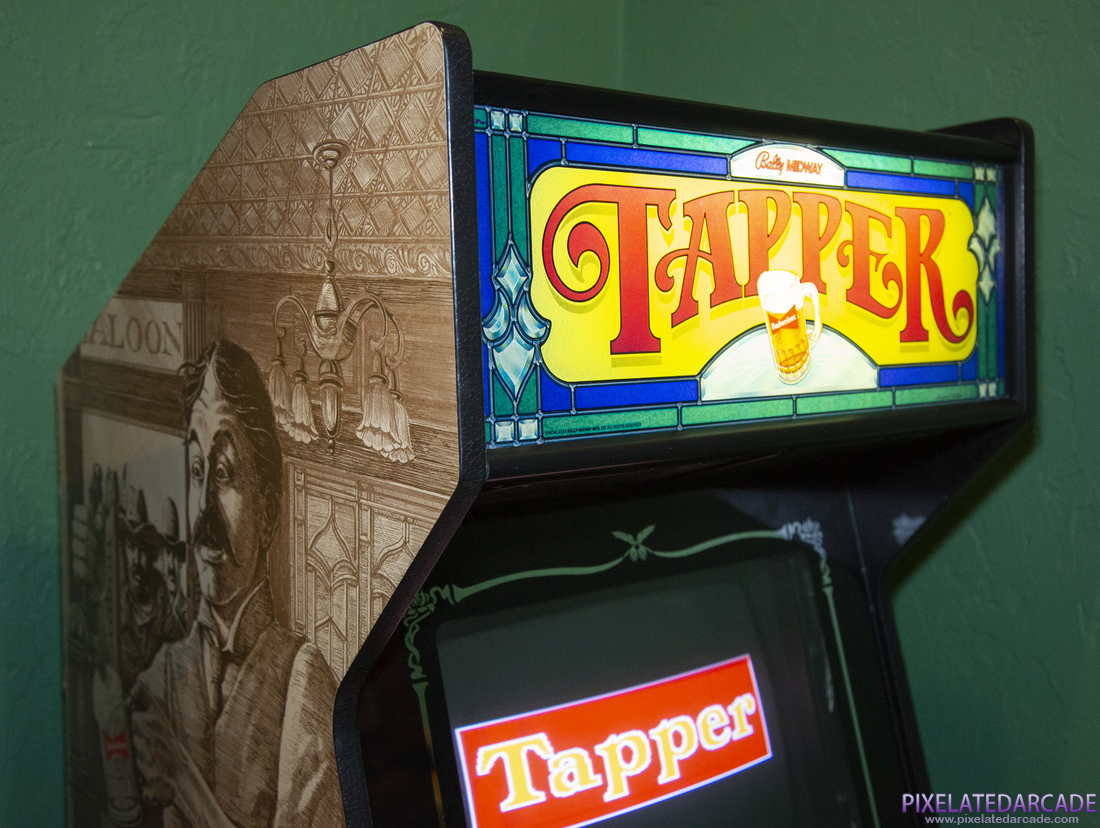 Tapper Photo: Tapper arcade cabinet - Marquee