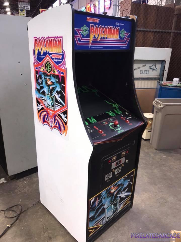 Bosconian Photo: Bosconian arcade cabinet