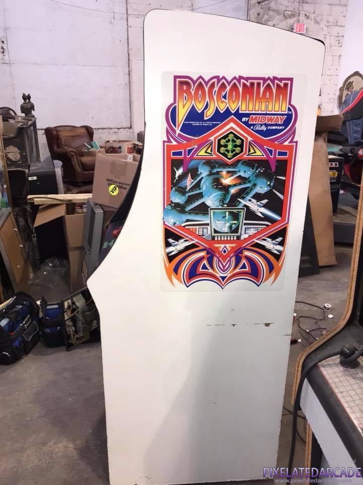 Bosconian Photo: Bosconian arcade cabinet - Side