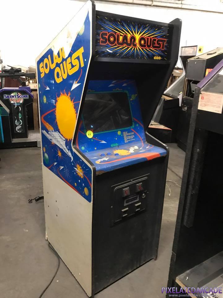 Solar Quest Photo: Solar Quest arcade cabinet