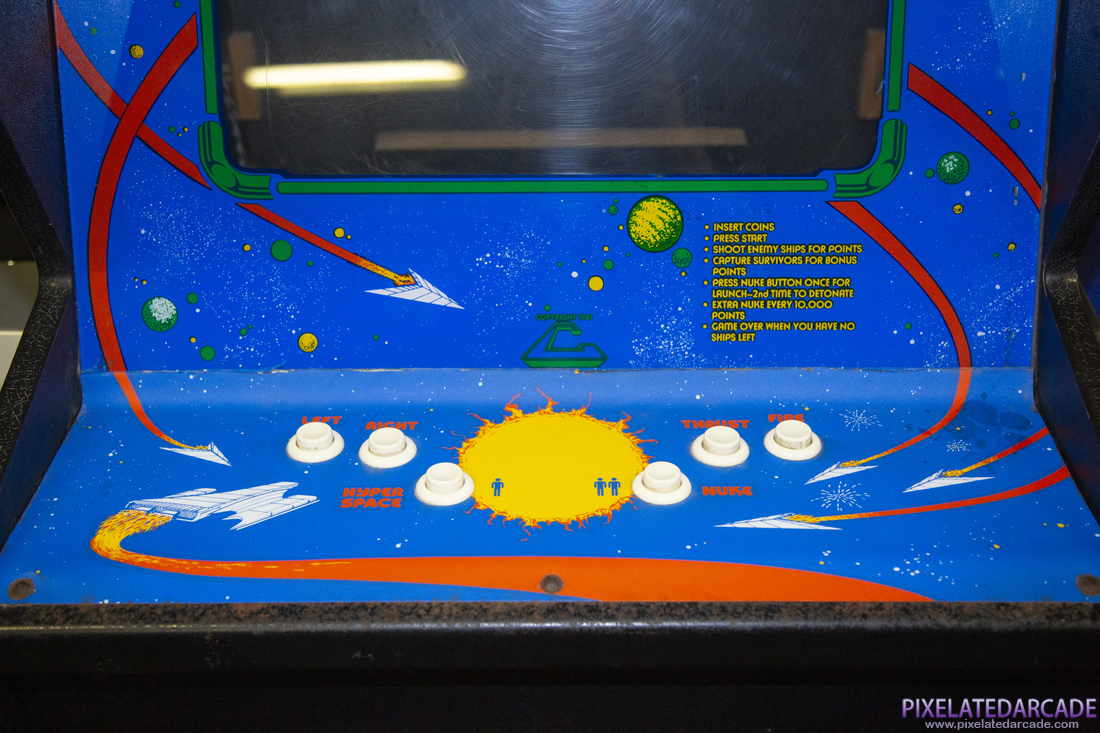 Solar Quest Photo: Solar Quest arcade cabinet - Controls