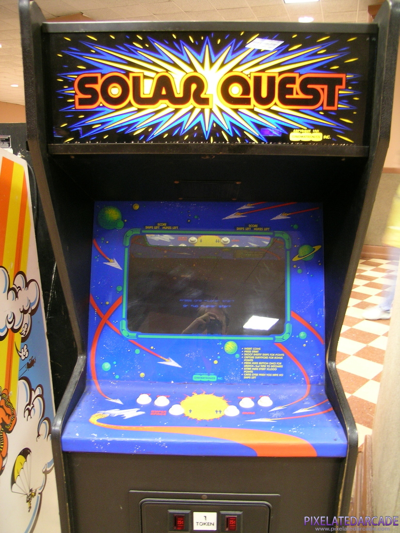 Solar Quest Photo: Solar Quest arcade cabinet